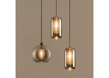 Подвесной светильник Imperium Loft Catch Smoky 186738-23