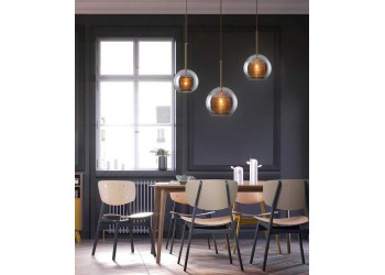 Подвесной светильник Imperium Loft Catch Smoky 186738-23