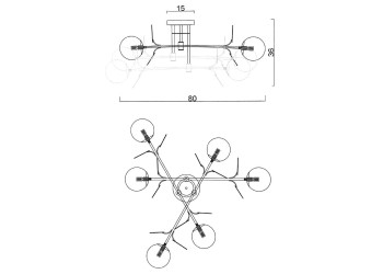 Потолочная люстра Imperium Loft Matisse 194950-23