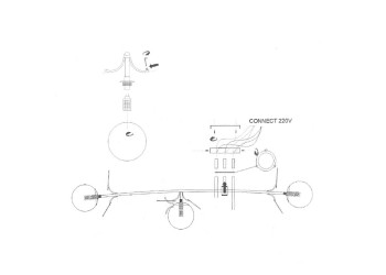 Потолочная люстра Imperium Loft Matisse 194953-23