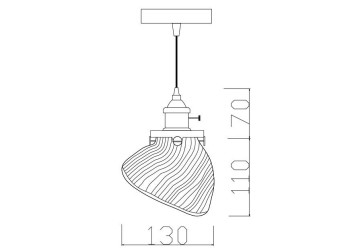 Подвесной светильник Imperium Loft Sea Shell 74864-22