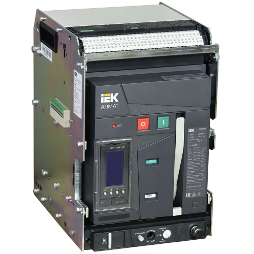 AR-A2N TT12 3P W HR/VR Выключатель автоматический воздушный 66кА IEK AR-ACB-3VA-066-1250A-TTCF, купить в Минске по самой низкой цене