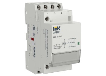 ARMAT Контактор модульный KMR 25А 48В AC 4НО IEK AR-KMR10-025-40-048
