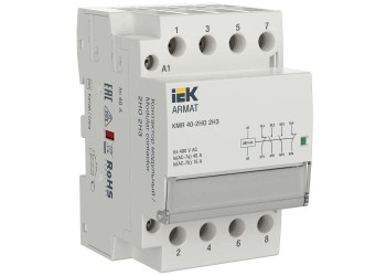 ARMAT Контактор модульный KMR 40А 230В AC 2НО 2НЗ IEK AR-KMR10-040-22-230