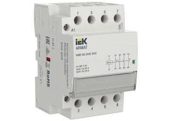 ARMAT Контактор модульный KMR 63А 230В AC 2НО 2НЗ IEK AR-KMR10-063-22-230