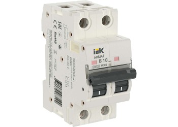 ARMAT Автоматический выключатель M06N 2P B 10А IEK AR-M06N-2-B010