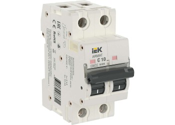 ARMAT Автоматический выключатель M06N 2P C 10А IEK AR-M06N-2-C010