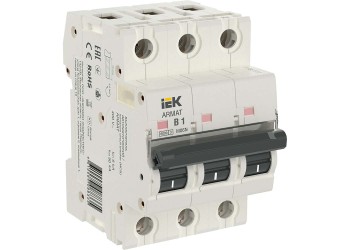 ARMAT Автоматический выключатель M06N 3P B 1А IEK AR-M06N-3-B001