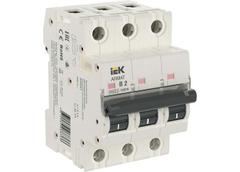 ARMAT Автоматический выключатель M06N 3P B 2А IEK AR-M06N-3-B002