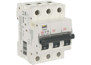 ARMAT Автоматический выключатель M06N 3P C 16А IEK AR-M06N-3-C016