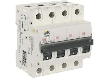 ARMAT Автоматический выключатель M06N 4P B 1А IEK AR-M06N-4-B001