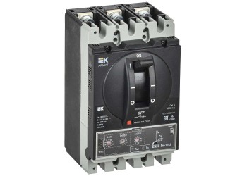 Автоматический выключатель в литом корпусе 3P типоразмер A 150кА 125А IEK AR-MCCB-3A-150-0125A-ELSC