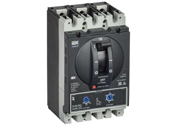 Автоматический выключатель в литом корпусе 3P типоразмер D 50кА 160А IEK AR-MCCB-3D-050-0160A-ATUC
