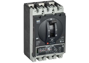 Автоматический выключатель в литом корпусе 3P типоразмер D 50кА 160А IEK AR-MCCB-3D-050-0160A-ELPC