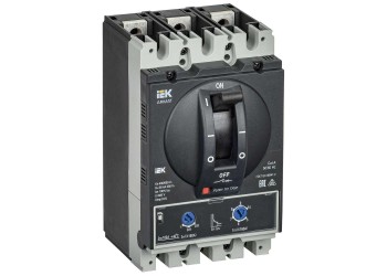 Автоматический выключатель в литом корпусе 3P типоразмер D 85кА 160А IEK AR-MCCB-3D-085-0160A-ATUC