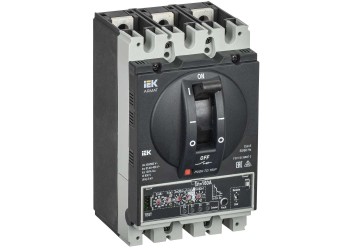 Автоматический выключатель в литом корпусе 3P типоразмер D 85кА 160А IEK AR-MCCB-3D-085-0160A-ELPC