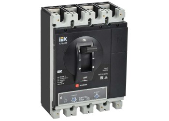 Автоматический выключатель в литом корпусе 4P типоразмер H 150кА 400А IEK AR-MCCB-4H-150-0400A-ATUC