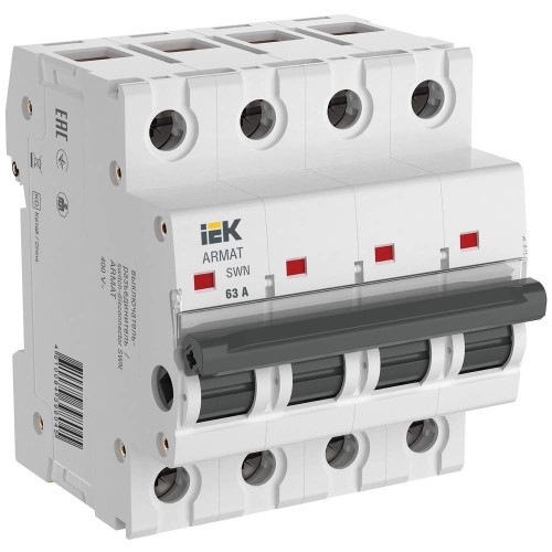 ARMAT Выключатель-разъединитель SWN 4P 63А IEK AR-SWN-4-063, купить в Минске по самой низкой цене