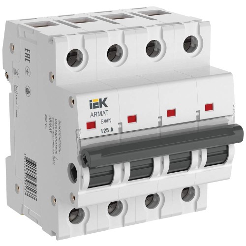 ARMAT Выключатель-разъединитель SWN 4P 125А IEK AR-SWN-4-125, купить в Минске по самой низкой цене