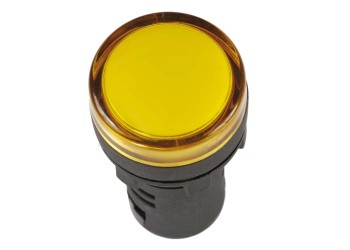 Лампа AD16DS(LED)матрица d=16мм желтый 24В AC/DC IEK BLS10-ADDS-024-K05-16
