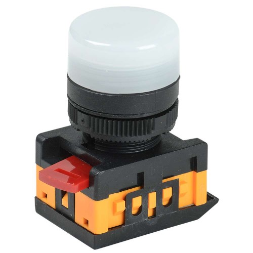 Лампа AL-22TE сигнальная d=22мм белый неон/240В цилиндр IEK BLS30-ALTE-K01, купить в Минске по самой низкой цене