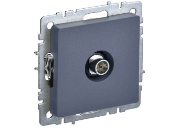 BRITE Розетка TV оконечная РТВ11-0-БрМ маренго IEK BR-A10-O-K35