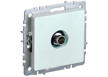 BRITE Розетка TV оконечная РТВ11-0-БрЖ жемчуг IEK BR-A10-O-K36