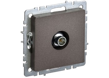 BRITE Розетка TV оконечная РТВ11-0-БрТБ темная бронза IEK BR-A10-O-K45