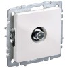 BRITE Розетка TV проходная РТВ10-0-БрБ белый IEK BR-A10-P-K01, купить в Минске по самой низкой цене