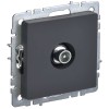 BRITE Розетка TV проходная РТВ10-0-БрГ графит IEK BR-A10-P-K53, купить в Минске по самой низкой цене