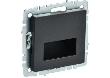 Встраиваемая светодиодная подсветка IEK Brite ПЛ20-БрЧ черная BR-FL20-K02