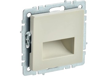 Встраиваемая светодиодная подсветка IEK Brite ПЛ20-БрКр бежевая BR-FL20-K10