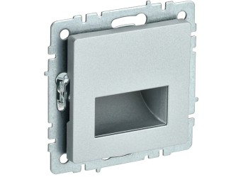 Встраиваемая светодиодная подсветка IEK Brite ПЛ20-БрА алюминий BR-FL20-K47