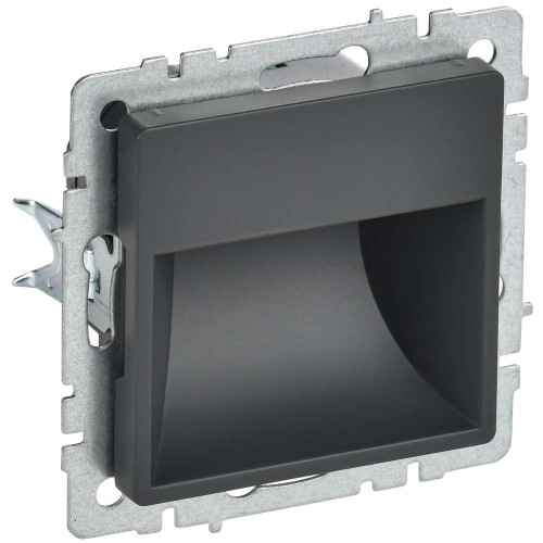 BRITE Подсветка светодиодная встраиваемая ПЛ20-БрГ графит IEK BR-FL20-K53, купить в Минске по самой низкой цене