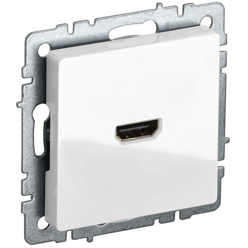 BRITE Розетка HDMI РHDMI-0-БрБ белый IEK BR-H10-K01, купить в Минске по самой низкой цене