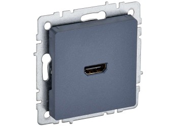 BRITE Розетка HDMI РHDMI-0-БрМ маренго IEK BR-H10-K35