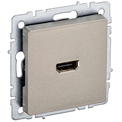 BRITE Розетка HDMI РHDMI-0-БрШ шампань IEK BR-H10-K37, купить в Минске по самой низкой цене