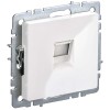 BRITE Розетка компьютерная RJ45 кат.5E РК10-БрБ белый BR-K10-1-K01-PRO, купить в Минске по самой низкой цене