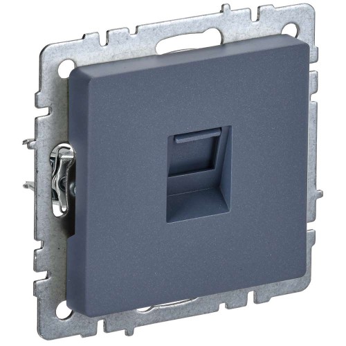 BRITE Розетка компьютерная RJ45 кат.5E РК10-БрМ маренго IEK BR-K10-1-K35, купить в Минске по самой низкой цене