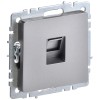 BRITE Розетка компьютерная RJ45 кат.5E РК10-БрС сталь IEK BR-K10-1-K46, купить в Минске по самой низкой цене