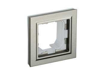 Рамка 1-постовая IEK Brite шампань BR-M12-44-K37