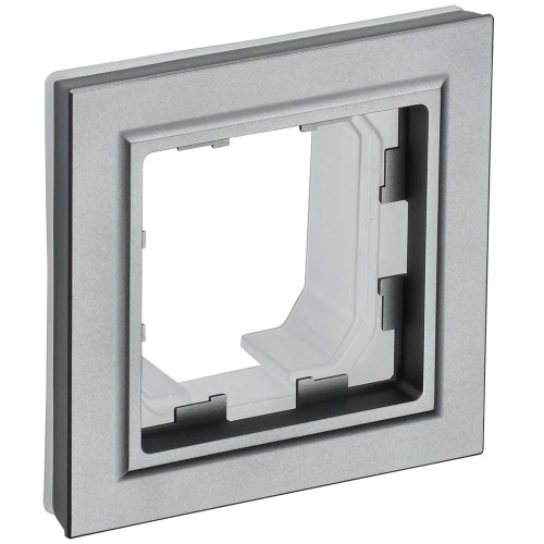 BRITE Рамка 1-местная IP44 РУ-1-БрС-44 сталь IEK BR-M12-44-K46, купить в Минске по самой низкой цене