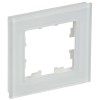 BRITE Рамка 1-местная РУ-1-2-Бр стекло белый матовый IEK BR-M12-G-31-K01, купить в Минске по самой низкой цене