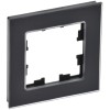 BRITE Рамка 1-местная РУ-1-2-Бр стекло черный матовый IEK BR-M12-G-31-K02, купить в Минске по самой низкой цене