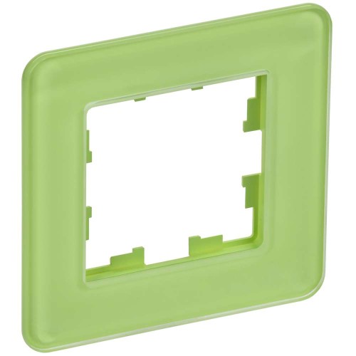 BRITE Рамка 1-местная РУ-1-2-Бр стекло эко грин RE IEK BR-M12-G-41-K06, купить в Минске по самой низкой цене
