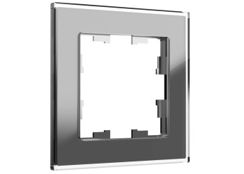 Рамка 1-постовая IEK Brite РУ-1-2-БрСе серая BR-M12-G-K03