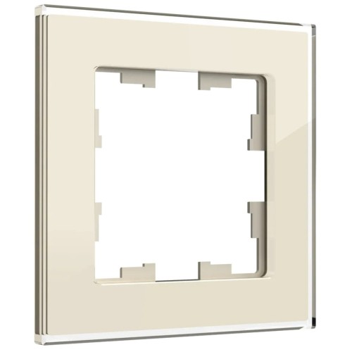 Рамка 1-постовая IEK Brite РУ-1-2-БрВа ваниль BR-M12-G-K10, купить в Минске по самой низкой цене