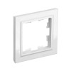 Рамка 1-постовая IEK Brite белая BR-M12-K01, купить в Минске по самой низкой цене