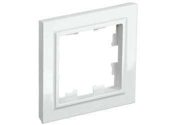 BRITE Рамка 1-местная РУ-1-БрБ белый BR-M12-K01-PRO