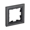 Рамка 1-постовая IEK Brite черная BR-M12-K02, купить в Минске по самой низкой цене